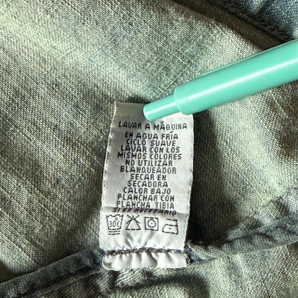 Ralph Lauren Polo Jeans Co. Belted Light Wash Trench Coat Size Medium - Picture 15 of 16